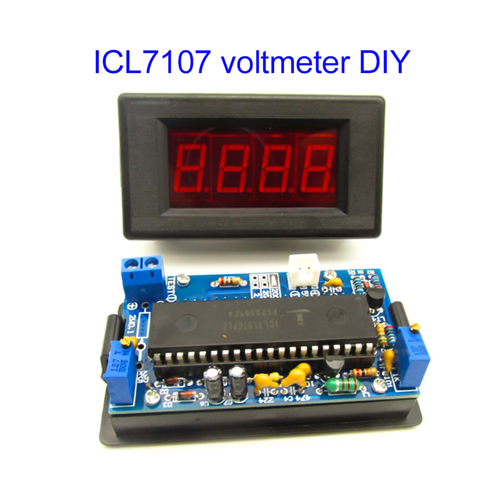 ICL7107 Voltmeter DIY Kit Part - Diy Electronics Learning Kit review and price