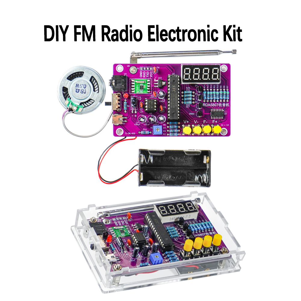 DIY FM Radio Electronic Kit 87 - Diy Electronics Project Kit review and price