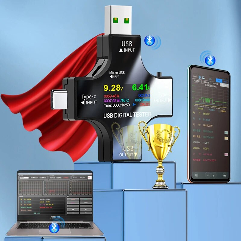 USB Tester DC Type-C PD Digita - Logic Analyzer Usb review and price