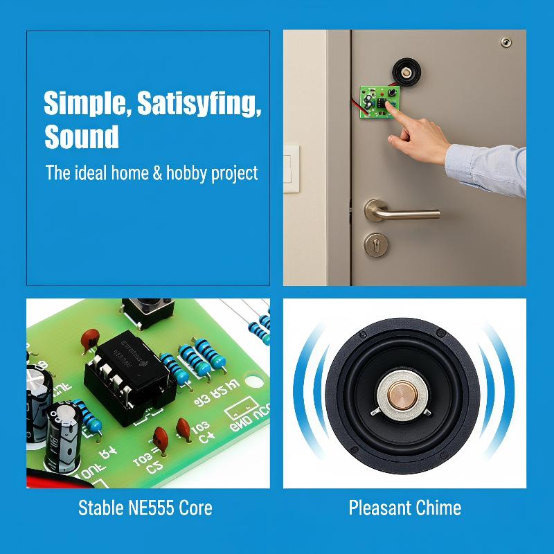 NE555 Doorbell DIY Soldering P - Diy Electronics Project Kit review and price