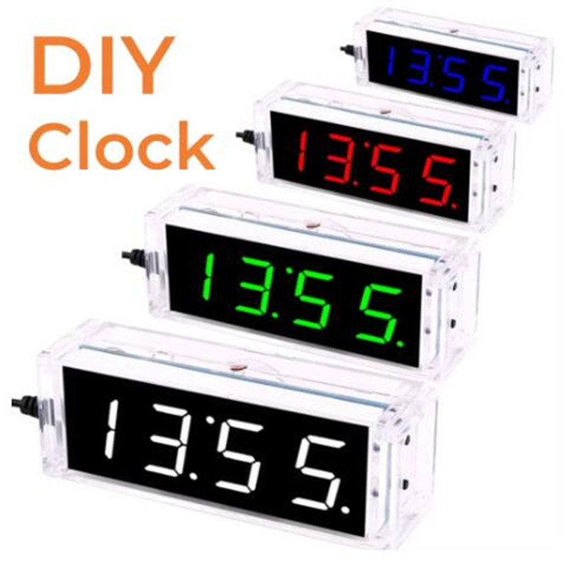 DIY Digital Clock Kit Display  - Diy Electronics Learning Kit review and price