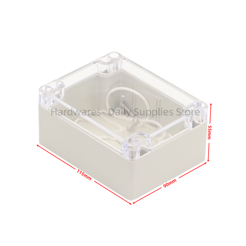 1pc 115x90x55mm Waterproof Pla - Diy Electronics Box review and price
