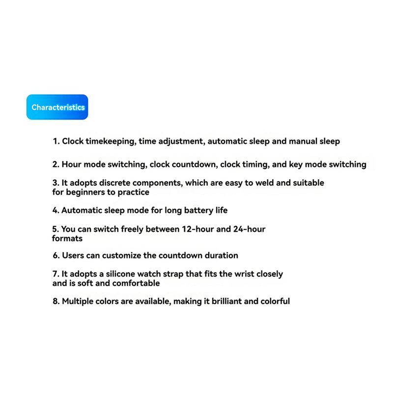 2X DIY Watch LED Watch Electro - Diy Electronics Learning Kit review and price