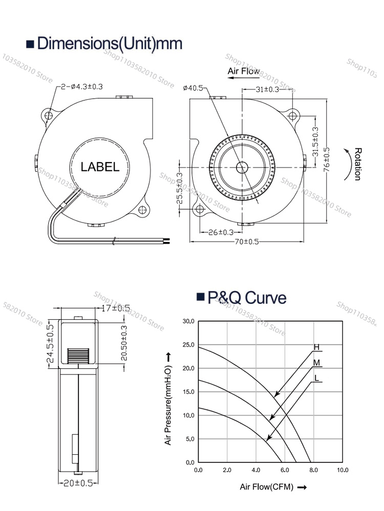 Ultra-Thin 75mm DC Centrifugal - Diy Electronics Cabinet review and price