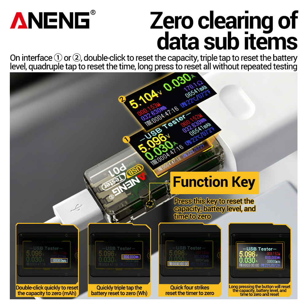 ANENG P01 USB Tester Voltmeter - Logic Analyzer Usb review and price