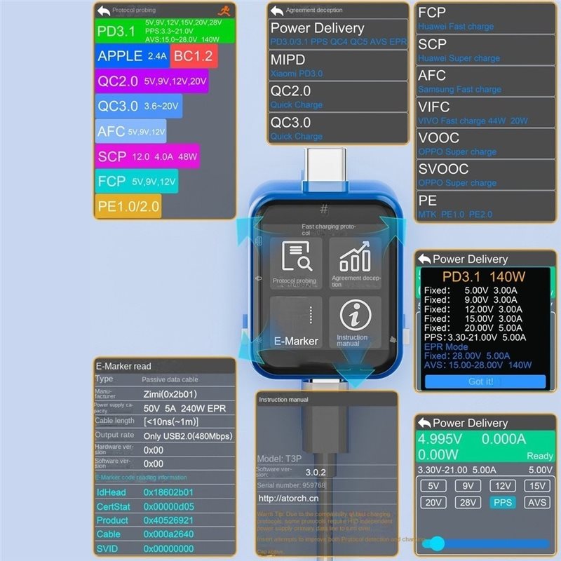 TKOH-T3P Touch Control USB Pow - Logic Analyzer Usb review and price